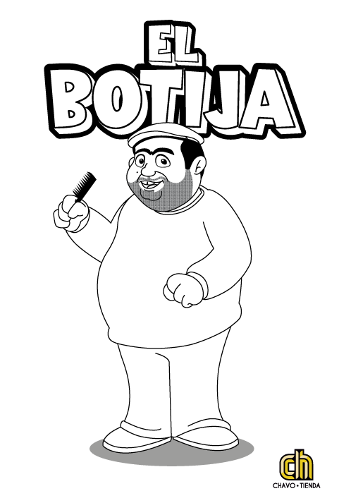 El Botija - Poster coloreable
