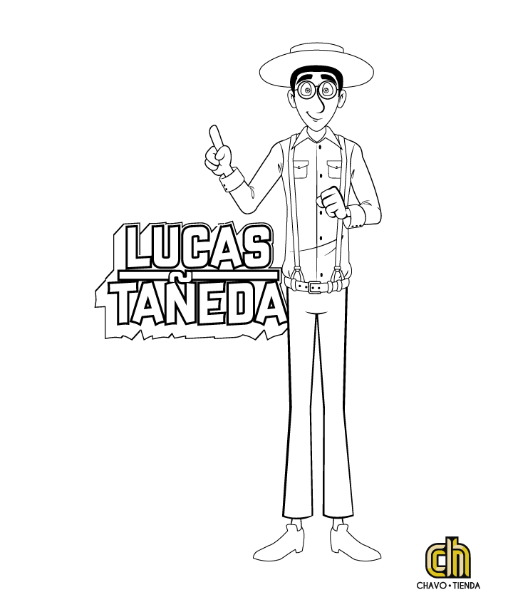 Lucas Tañeda- Poster coloreable