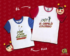 T-shirt Pareja de Héroes, ¡Yo El Chapulín Colorado!