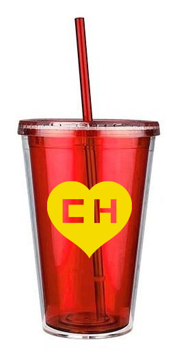 Vaso rojo - Su escudo es un corazón